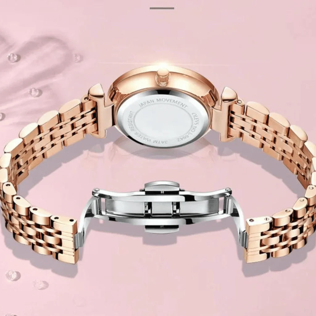 Montre-Femme-Bracelet-Acier