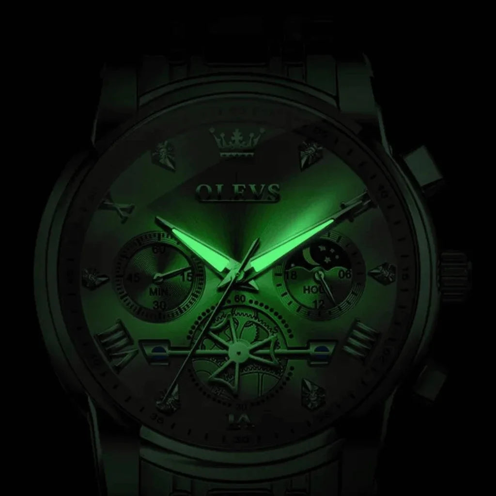 MONTRE HOMME LUMINEUSE