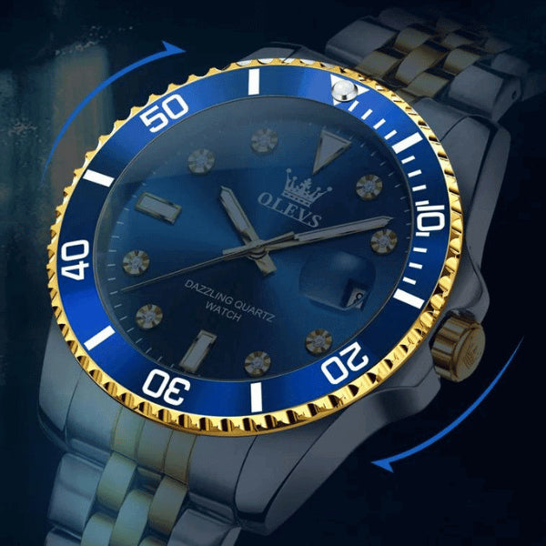 MONTRE HOMME BLEUE